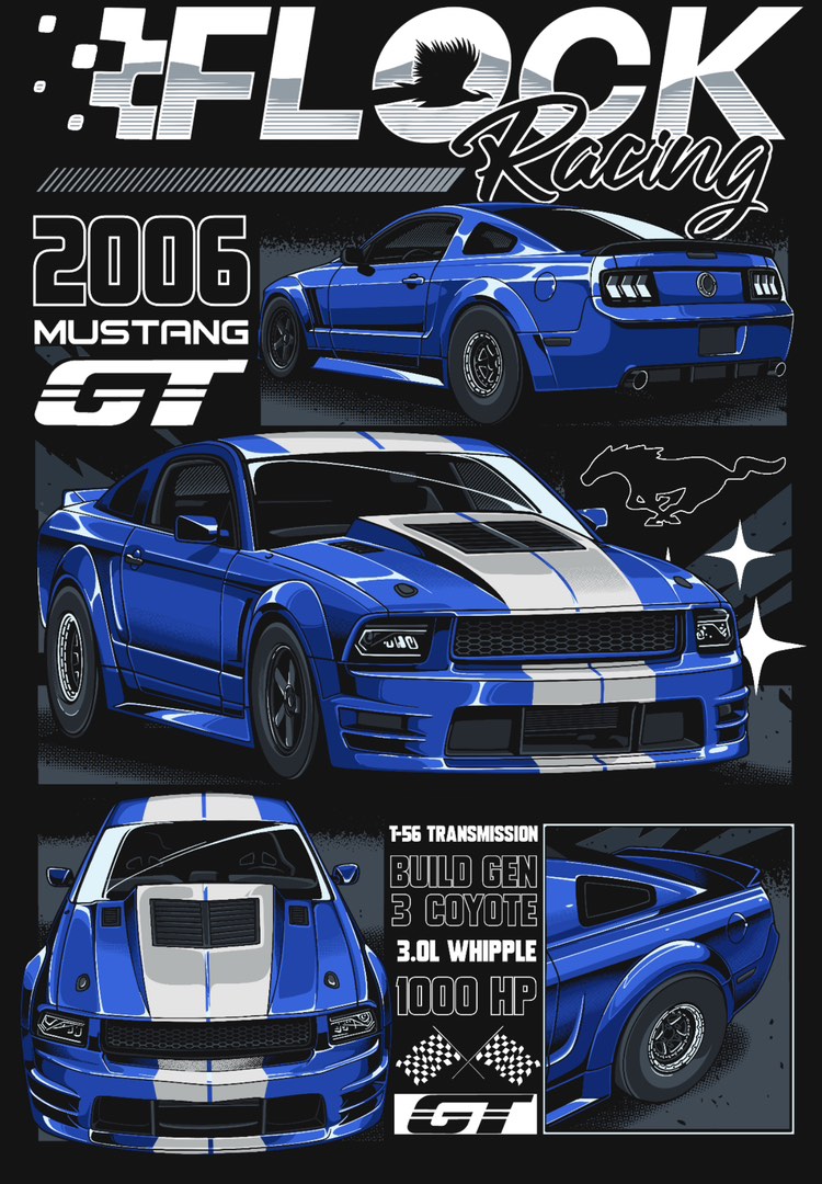 1000HP MUSTANG SWEATER