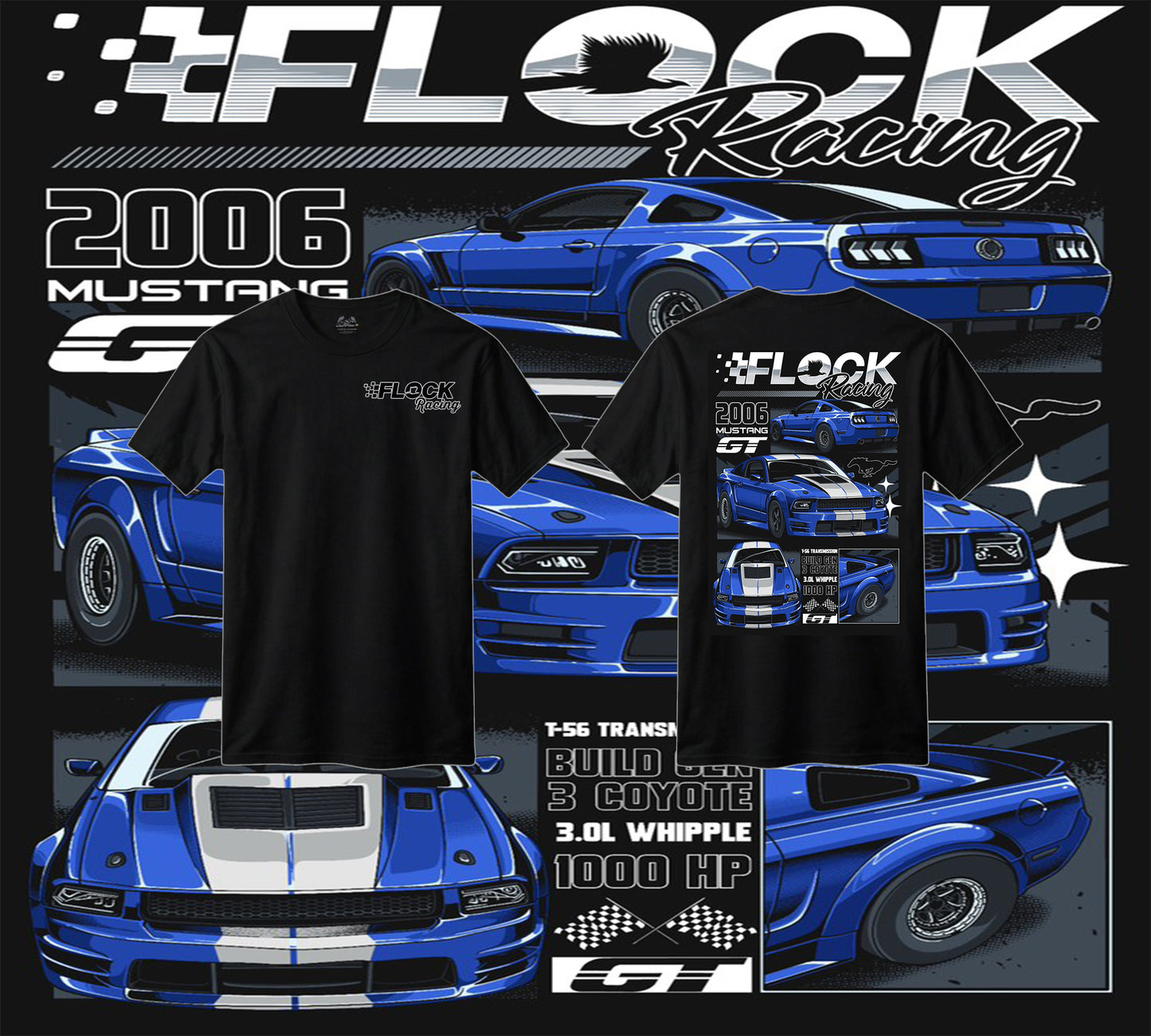 1000HP MUSTANG SHIRT