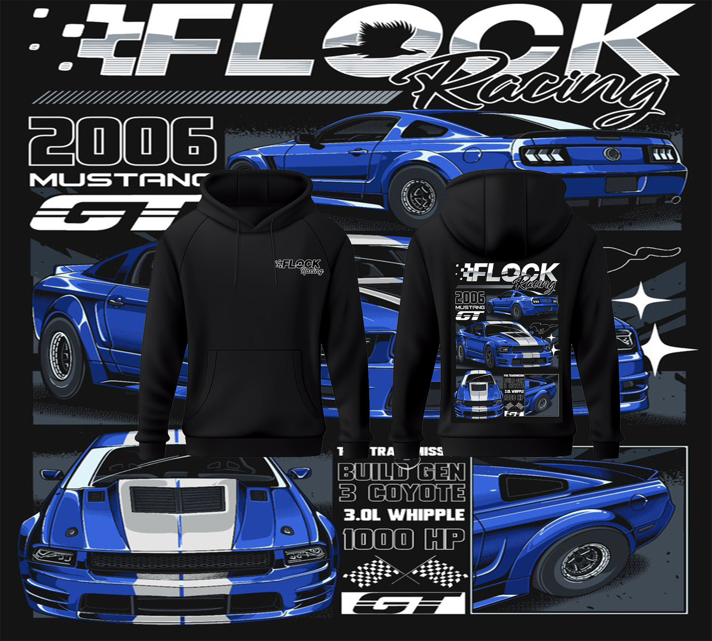 1000HP MUSTANG SWEATER
